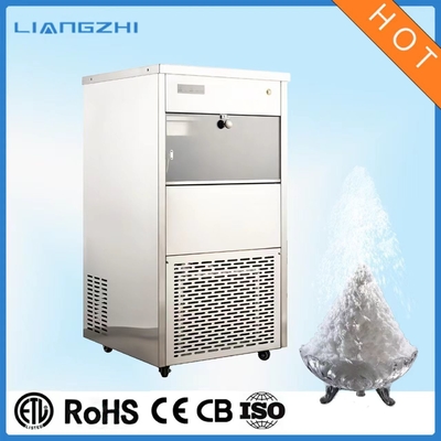 80 kg per dag LZ-160 Keukenapparatuur Roestvrij staal Sneeuwvlok ijsmachine 220V