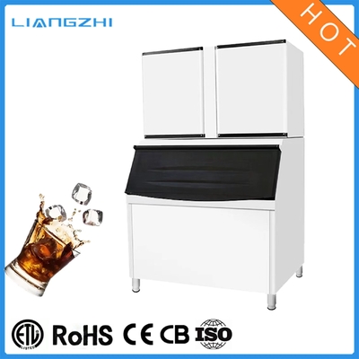 Grote capaciteit 1000 kg/24 uur Kubus ijsmachine LZ-2000 met R404A koelmiddel